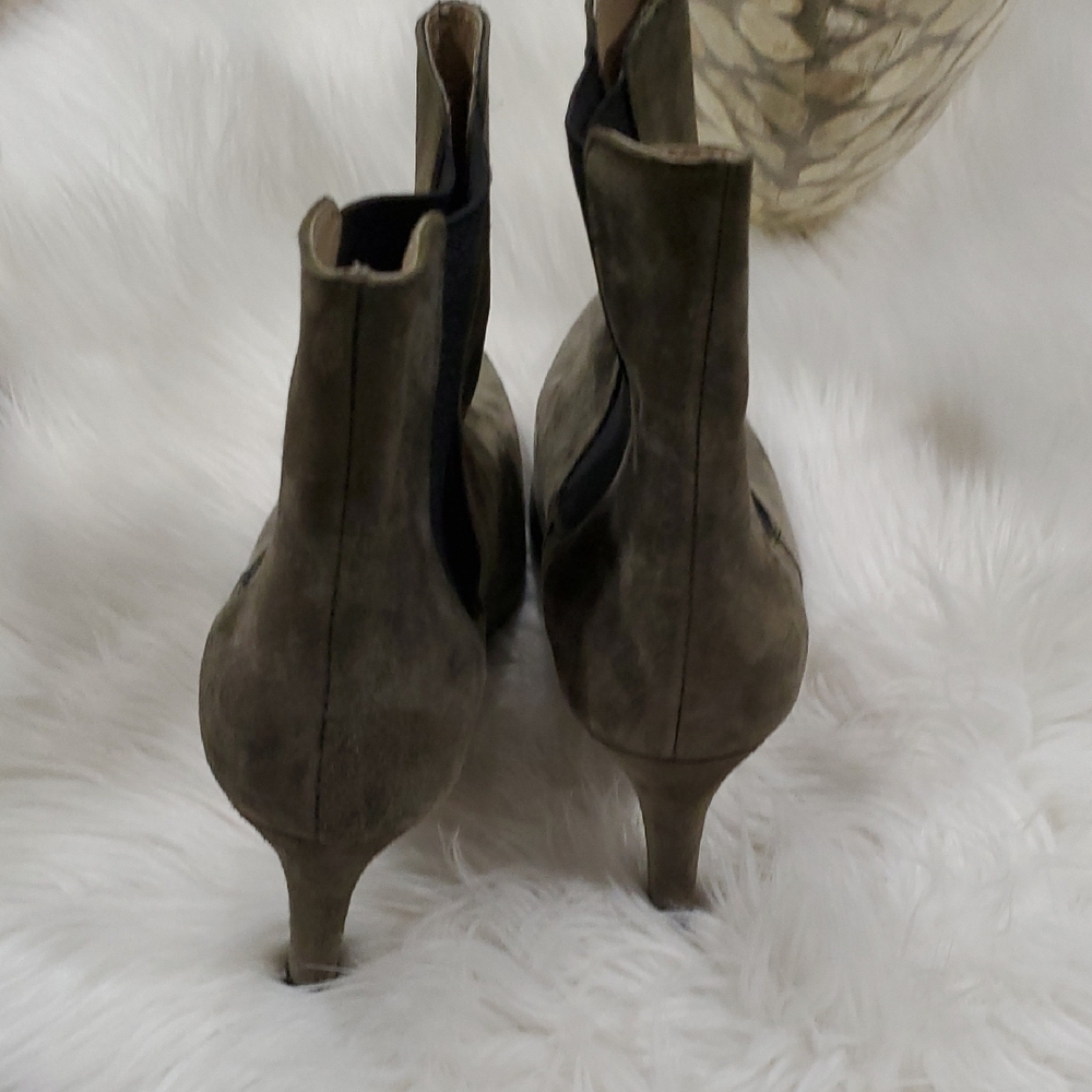 Antonio De Faria Donna  Green  Ankle Boots Sz 7.5 - Picture 4 of 12